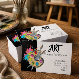 I Liebe Art | Malerpalette Visitenkarte
