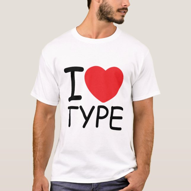I Liebe-Art T-Shirt (Vorderseite)