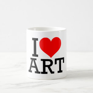 I Liebe Art Tasse