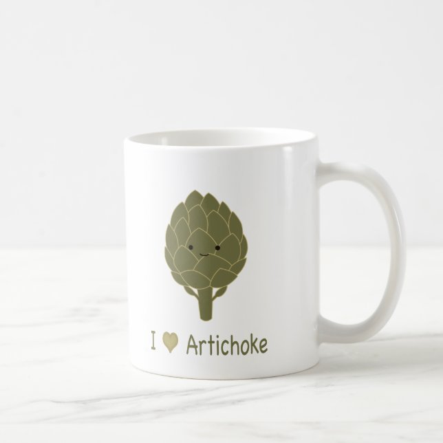 I Liebe Artischocke Tasse (Rechts)