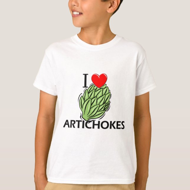 I Liebe-Artischocken T-Shirt (Vorderseite)