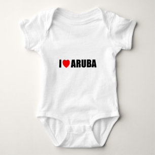 I Liebe Aruba Baby Strampler