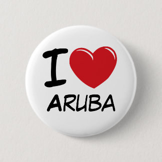 I Liebe Aruba Button