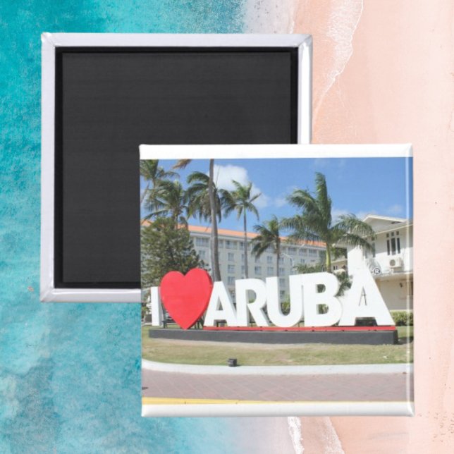 I Liebe Aruba - Eine glückliche Insel Magnet (Von Creator hochgeladen)