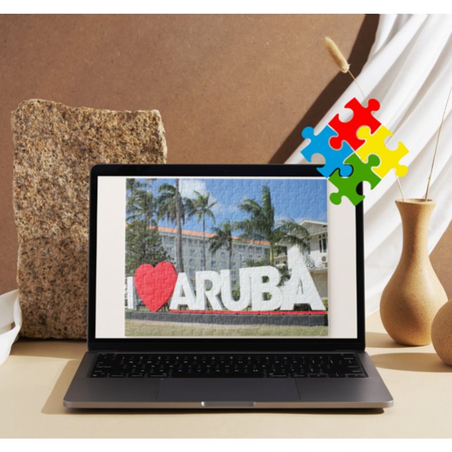 I Liebe Aruba - Eine glückliche Insel Puzzle (Von Creator hochgeladen)