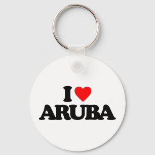 I LIEBE ARUBA SCHLÜSSELANHÄNGER