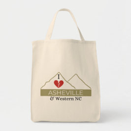 I Liebe Asheville & Western NC Tote Bag Tragetasche