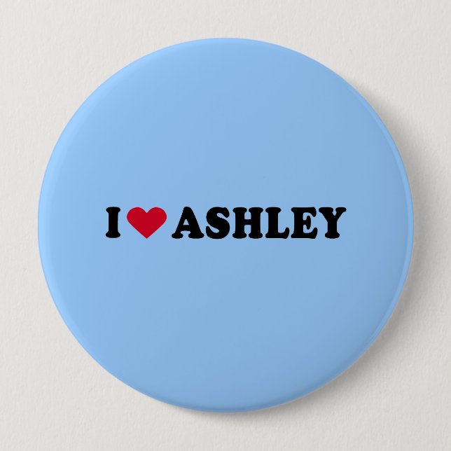 I LIEBE ASHLEY BUTTON (Vorderseite)