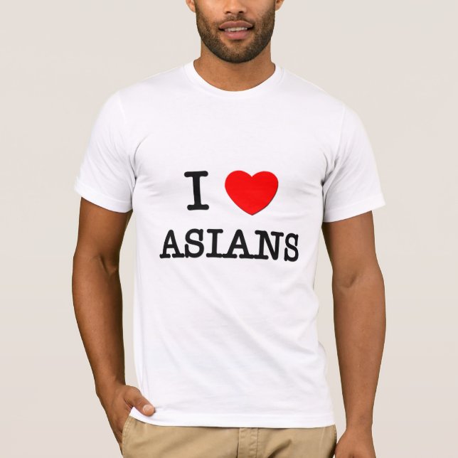 I Liebe-Asiaten T-Shirt (Vorderseite)