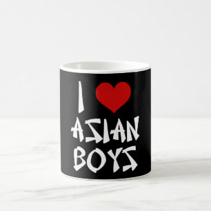 I Liebe Asiatische Jungen Kaffeetasse