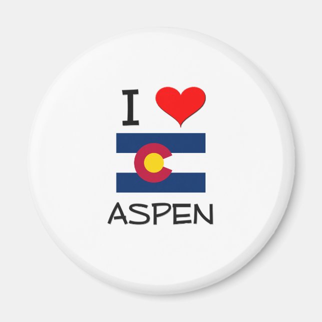 I Liebe ASPEN Colorado Magnet (Vorne)