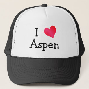 I Liebe Aspen Truckerkappe