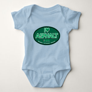 I Liebe Asphalt 1 Stück Baby Bodysuit - Blau Baby Strampler