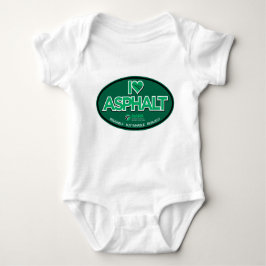 I Liebe Asphalt 1 Stück Baby Bodysuit - White Baby Strampler