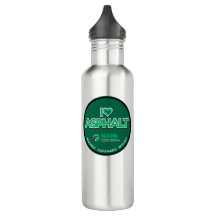 I Liebe Asphalt Edelstahlflasche