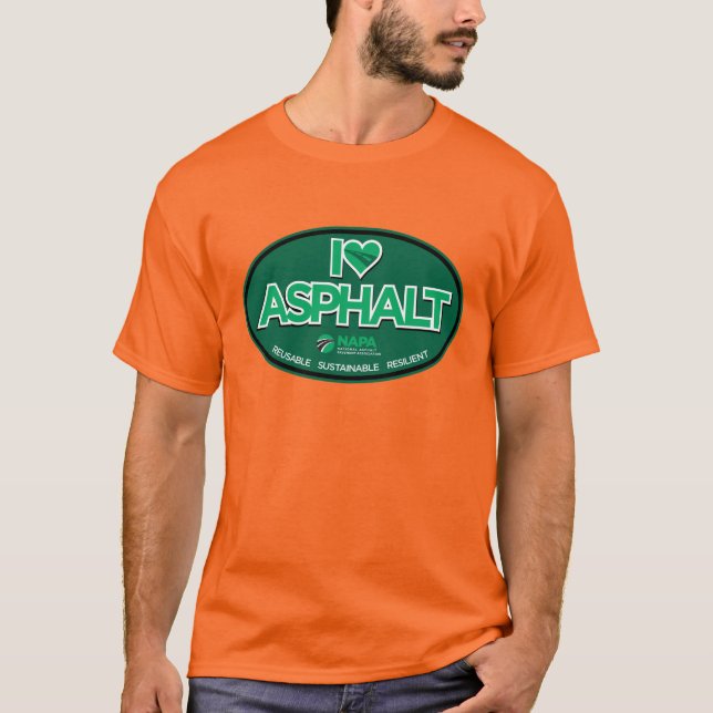 I Liebe Asphalt T - Shirt Männer - Sicherheit Oran (Vorderseite)