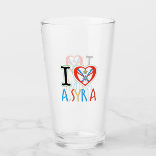 I Liebe Assyrien Glas