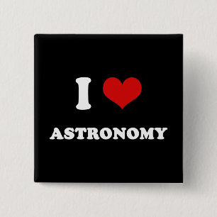 I Liebe-Astronomie des Herz-I Button