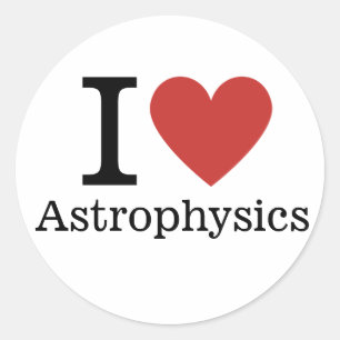I ❤️ Liebe Astrophysik STICKER