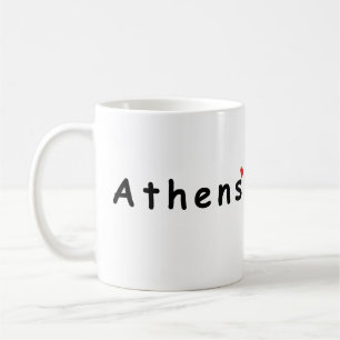 I Liebe Athen Griechenland Kaffeetasse