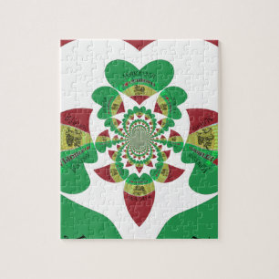 I Liebe Äthiopien Liebliche Herzklopfen Puzzle