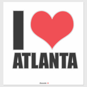 I Liebe Atlanta Aufkleber