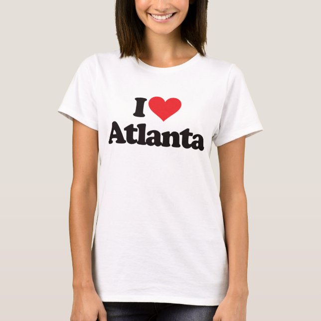 I Liebe Atlanta T-Shirt (Vorderseite)