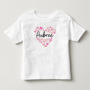 I Liebe Aubree - Herz für Aubree Kleinkind T-shirt