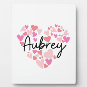 I Liebe Aubrey Fotoplatte
