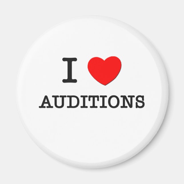 I Liebe Audits Magnet (Vorne)