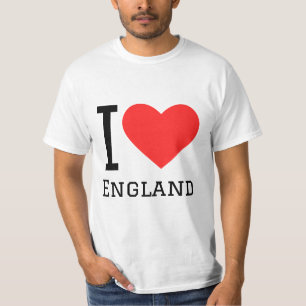 I Liebe Aufkleber mit quadratischem Rand T-Shirt