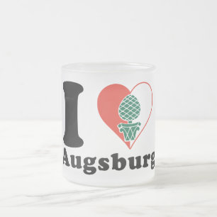 I Liebe Augsburg Mattglastasse