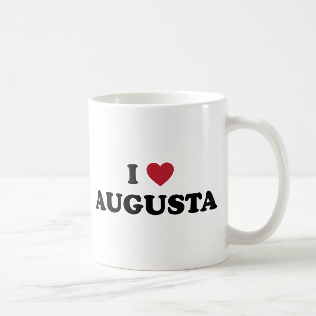 I Liebe Augusta Georgia Tasse (Rechts)