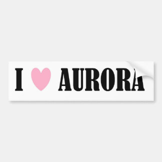 I LIEBE-AURORA-AUTOAUFKLEBER AUTOAUFKLEBER