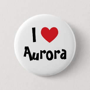 I Liebe Aurora Button