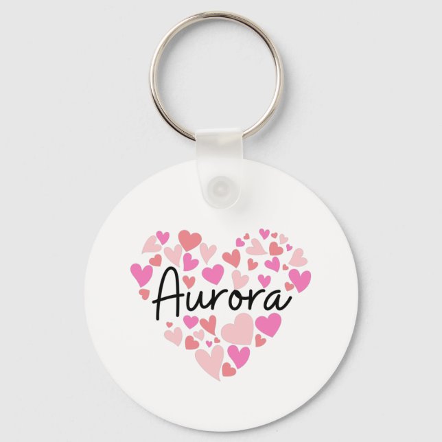 I Liebe Aurora Schlüsselanhänger (Vorderseite)