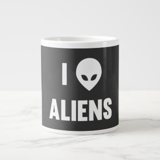 I Liebe-Außerirdische Jumbo-Tasse