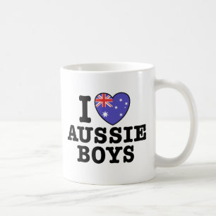 I Liebe Aussie Boys Tasse