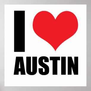 I Liebe Austin Poster