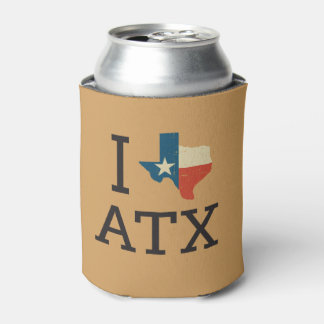 I Liebe Austin Texas I <3 ATX) Dosenkühler