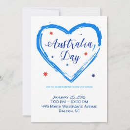 "I LIEBE AUSTRALIA" Australien Tag 26. Januar Feiertagskarte