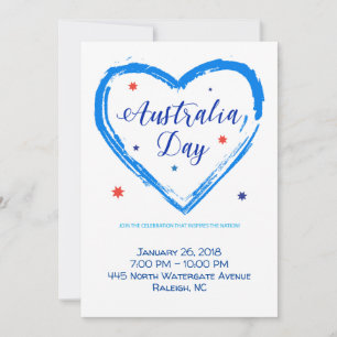 "I LIEBE AUSTRALIA" Australien Tag 26. Januar Feiertagskarte