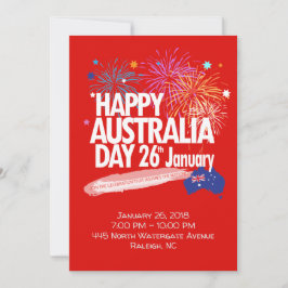 "I LIEBE AUSTRALIA" Australien Tag 26. Januar Feiertagskarte