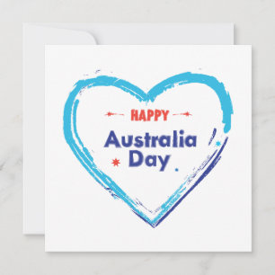"I LIEBE AUSTRALIA" Australien Tag 26. Januar Holi Feiertagskarte
