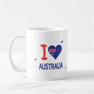 "I LIEBE AUSTRALIA" Australien Tag 26. Januar Kaffeetasse