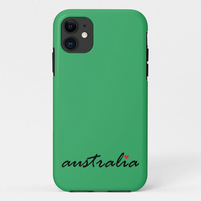 I Liebe Australien Case-Mate iPhone Hülle (Rückseite)