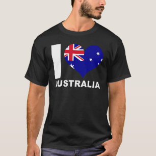 I Liebe Australien Herzenflagge Australien 1 T-Shirt