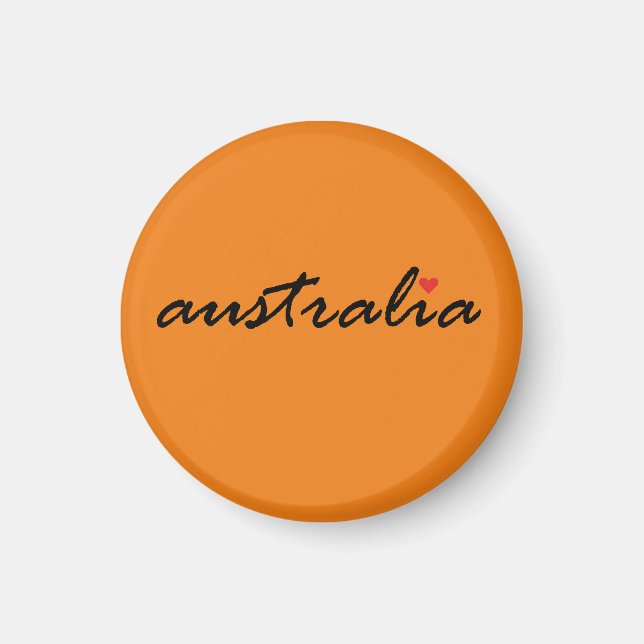 I Liebe Australien Magnet (Vorne)