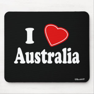 I Liebe Australien Mousepad