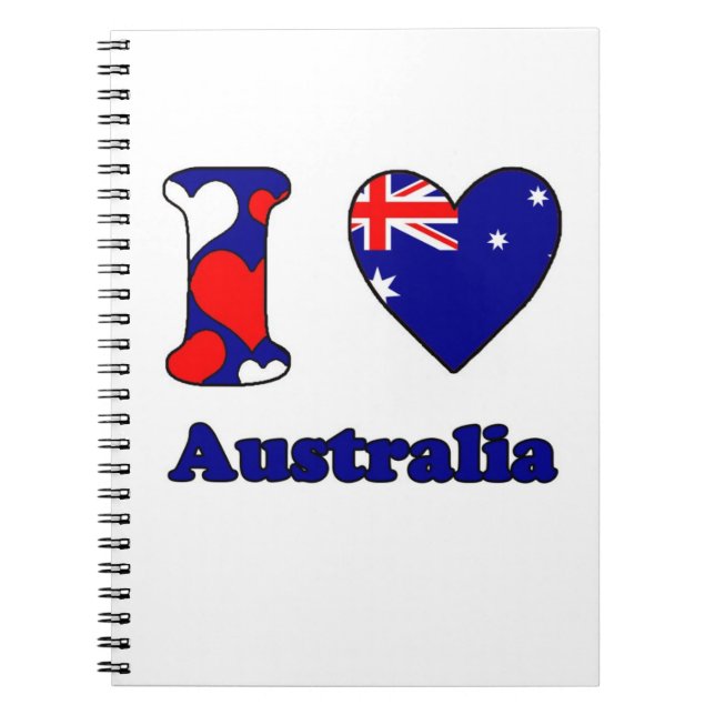 I Liebe Australien Notizblock (Vorderseite)
